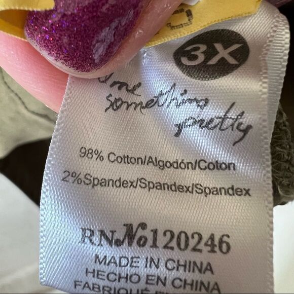 Kensie Jeans Army Green Double Breasted Utility Jacket - Picture 4 of 9